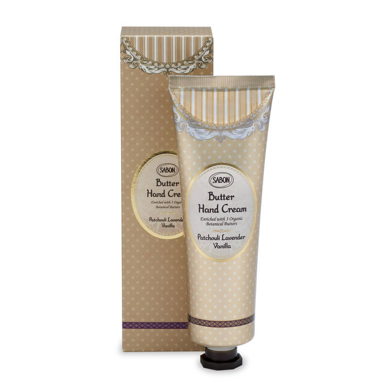 Crema de maini Patchouli Lavender Vanilla, 75ml, Sabon