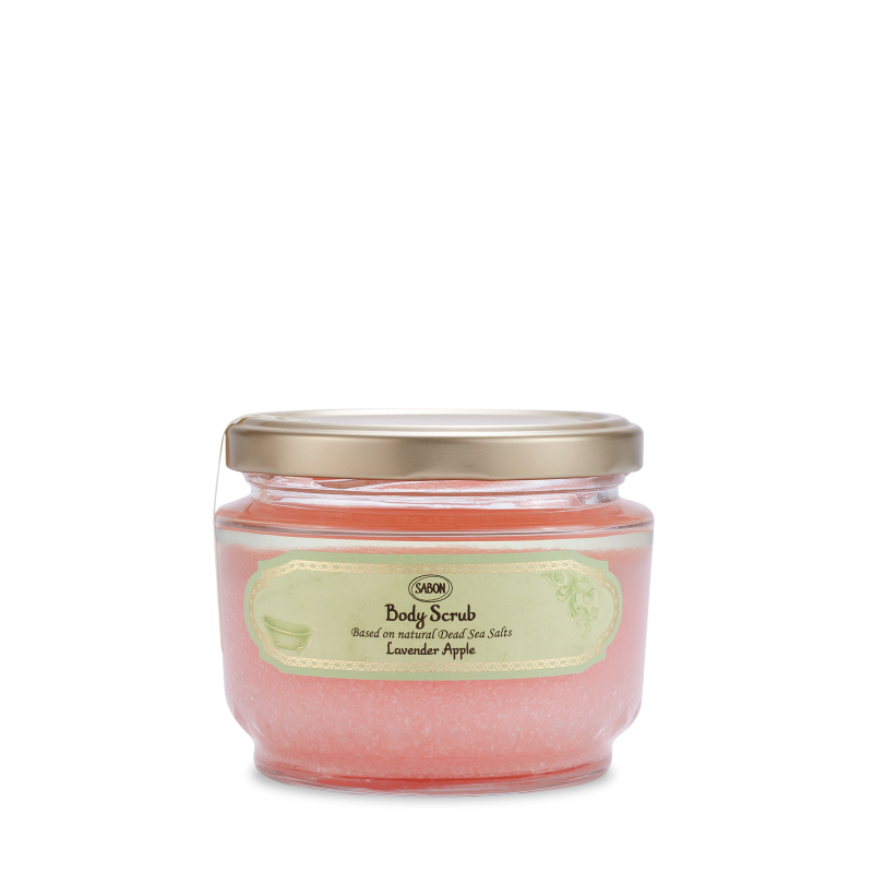 Exfoliant pentru corp Lavanda Mere, 320g, Sabon