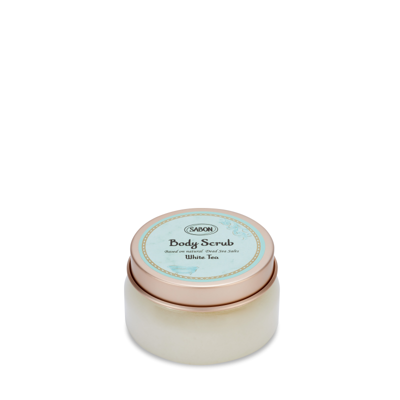 Exfoliant de corp White Tea, 200g, Sabon