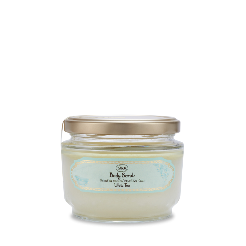 Exfoliant pentru corp White Tea, 320g, Sabon