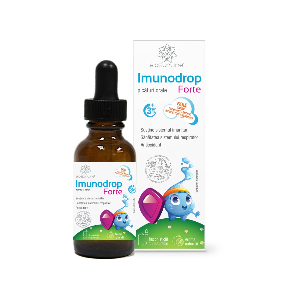 Imunodrop Forte picaturi orale pentru imunitate, 30ml, BioSunLine