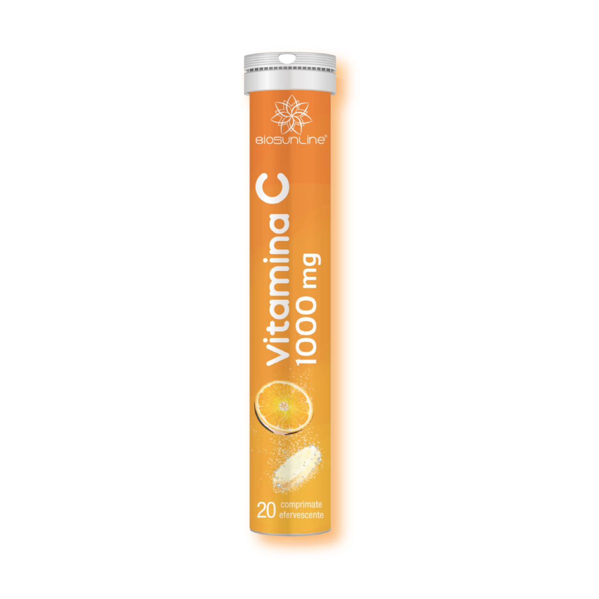 Vitamina C 1000 mg, 20 comprimate efervescente, BioSunLine