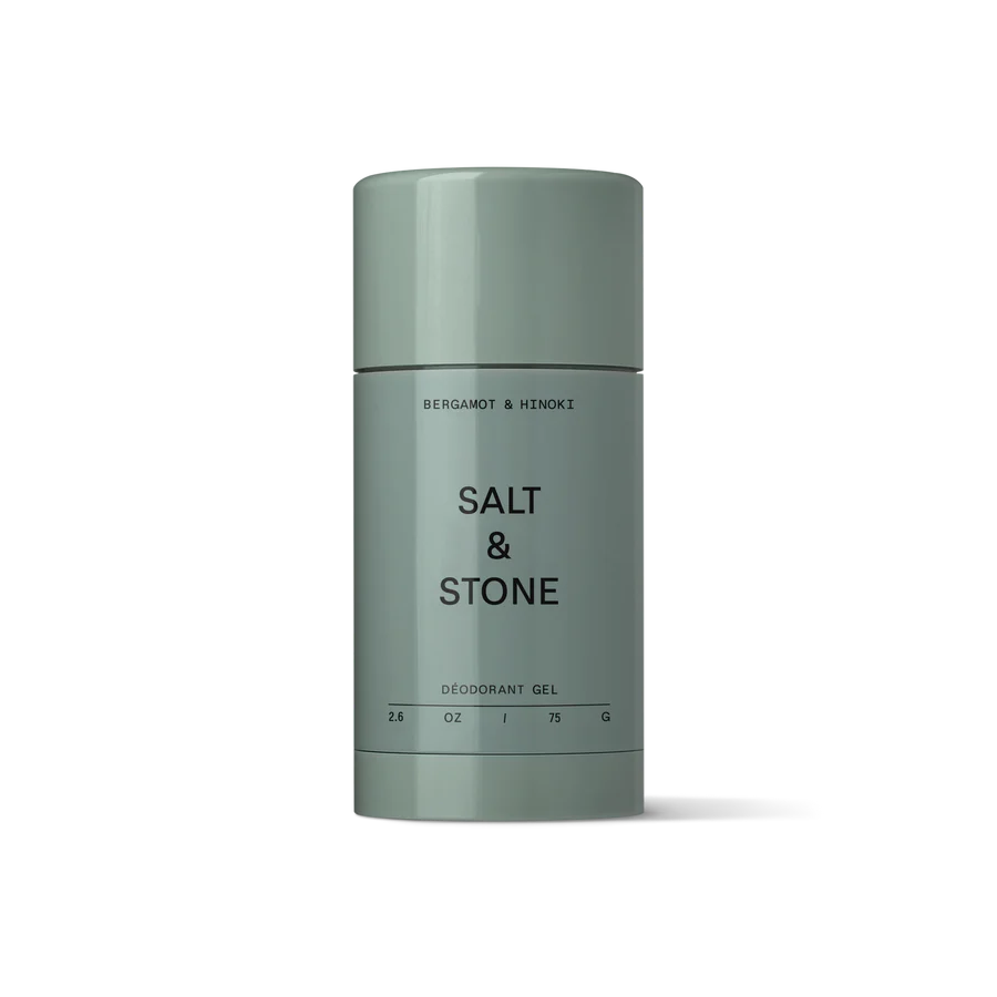 Deodorant pentru piele sensibila cu bergamot si hinoki, 75g, Salt & Stone