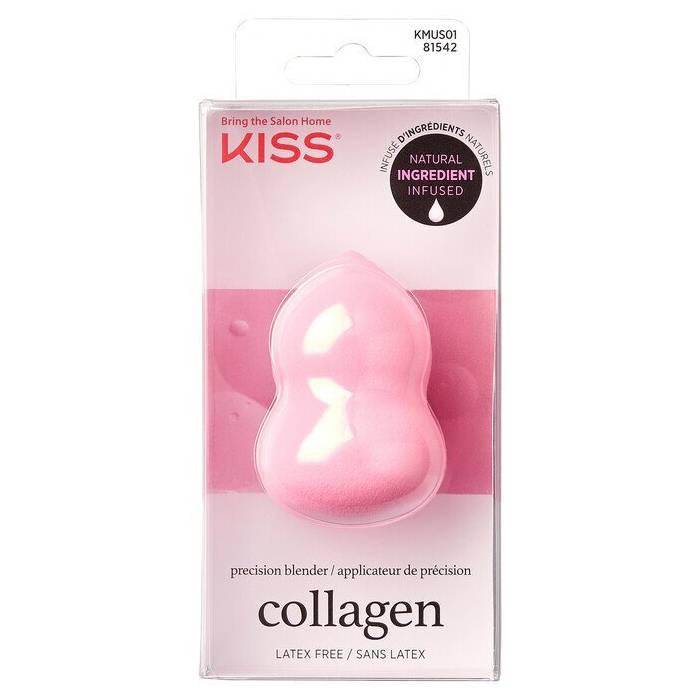 Burete make-up cu infuzie de colagen, 1 bucata, Kiss