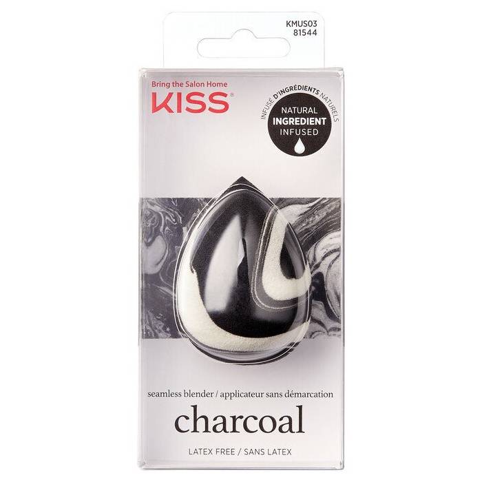 Burete make-up cu infuzie de carbune, 1 bucata, Kiss