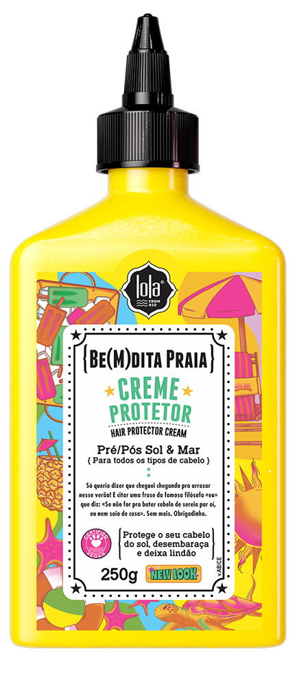 Crema de par cu protectie solara Bemdita Praia, 250g, Lola Cosmetics