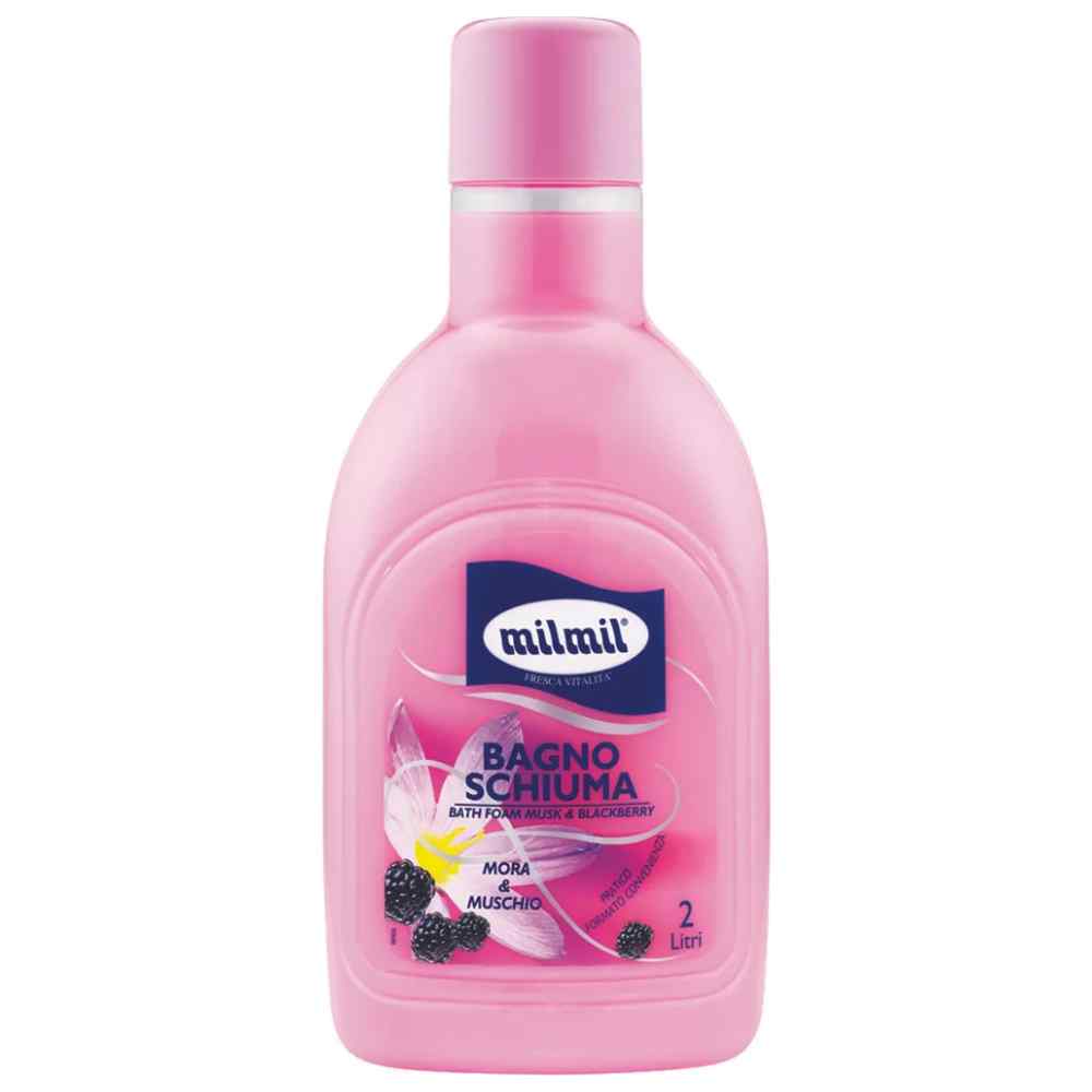 Spuma de baie cu mure si mosc, 2000ml, Mil Mil