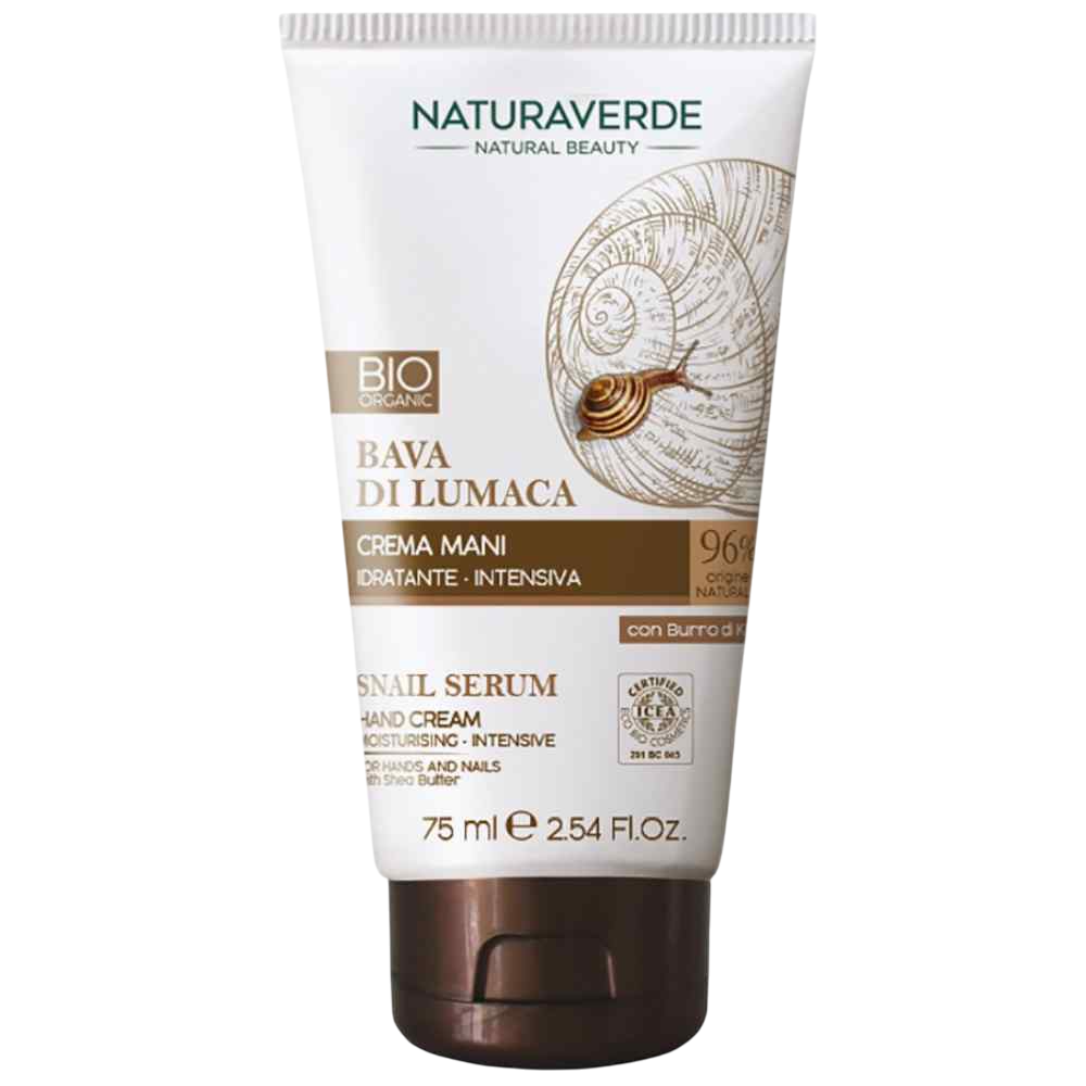 Crema de maini bio cu extract de melc, 75ml, Natura Verde