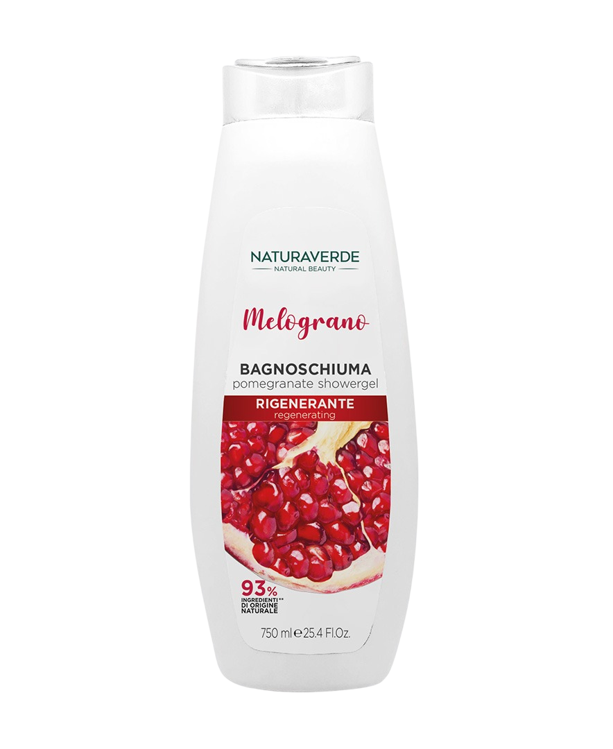 Gel de dus regenerant cu rodie, 750ml, Natura Verde