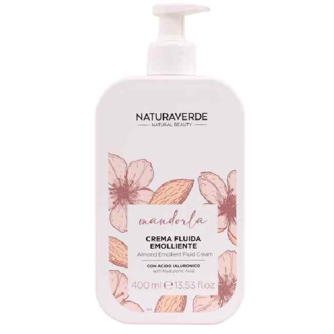 Crema fluida emolienta cu migdale, 400ml, Natura Verde