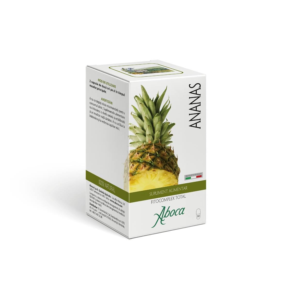 Ananas, 50 capsule, Aboca