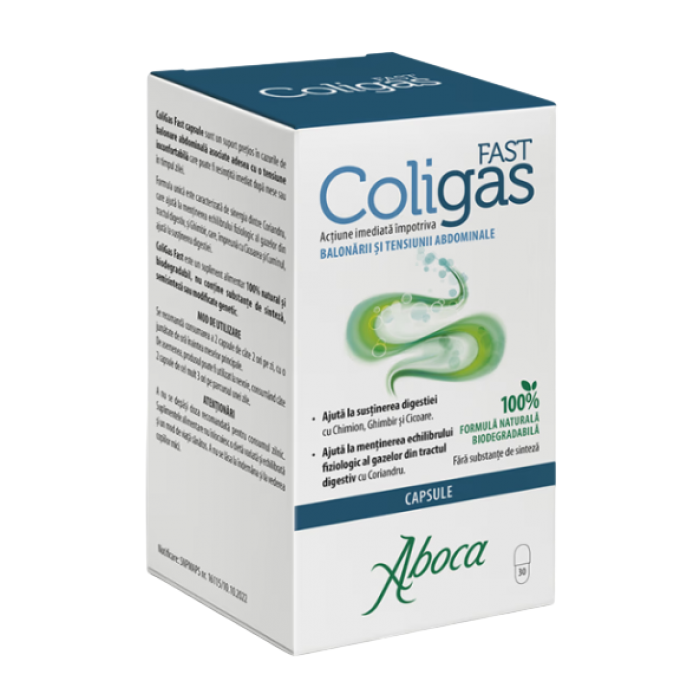 Coligas Fast, 30 capsule, Aboca