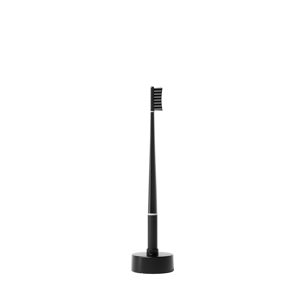 Periuta de dinti + Baza calendaristica Medium Perfect Black, 1 bucata, Piuma