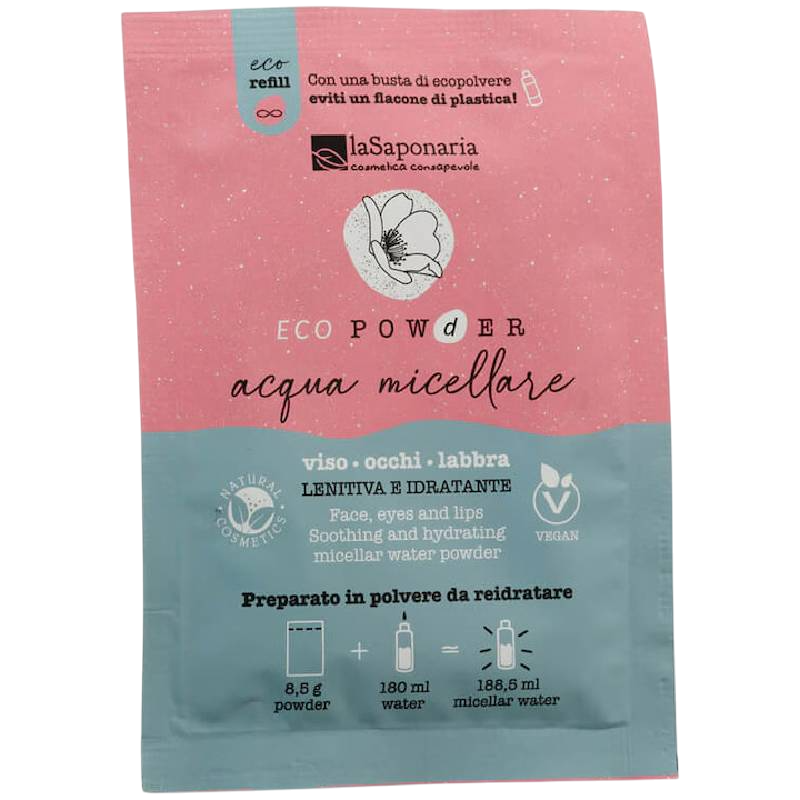 Apa micelara pudra, 8.5g, La Saponaria