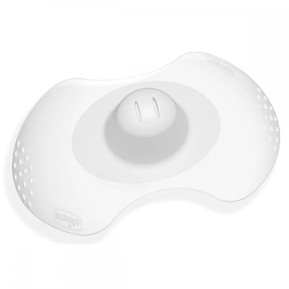 Aparatoare din silicon pentru mamelon marimea S-M 0luni+, 2 bucati, Chicco