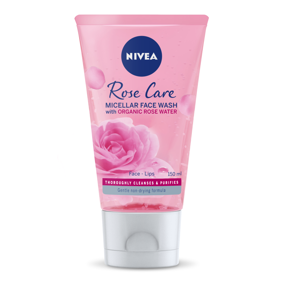 Gel de curatare 3 in 1 cu apa organica de trandafir Cleansing, 150ml, Nivea