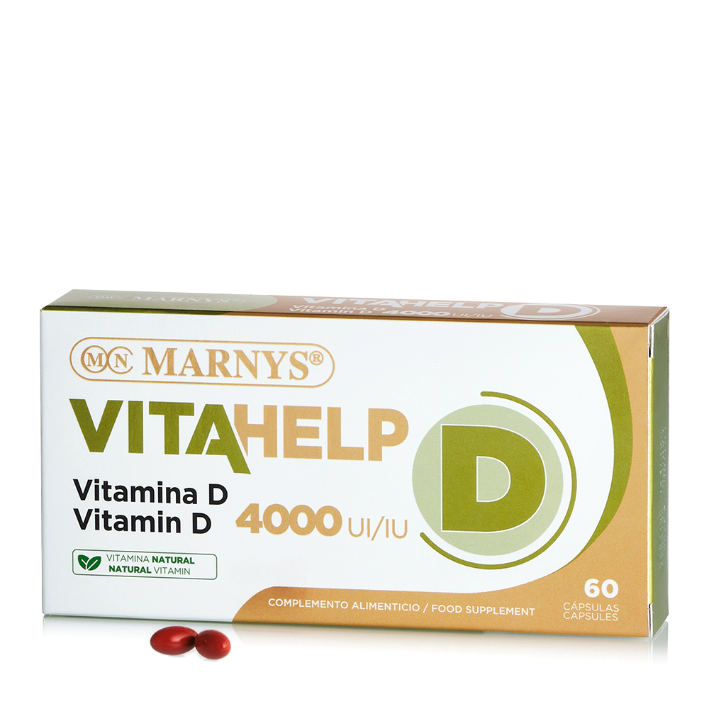 Vitamina D Vitahelp 100mcg 4000UI, 60 capsule, Marnys