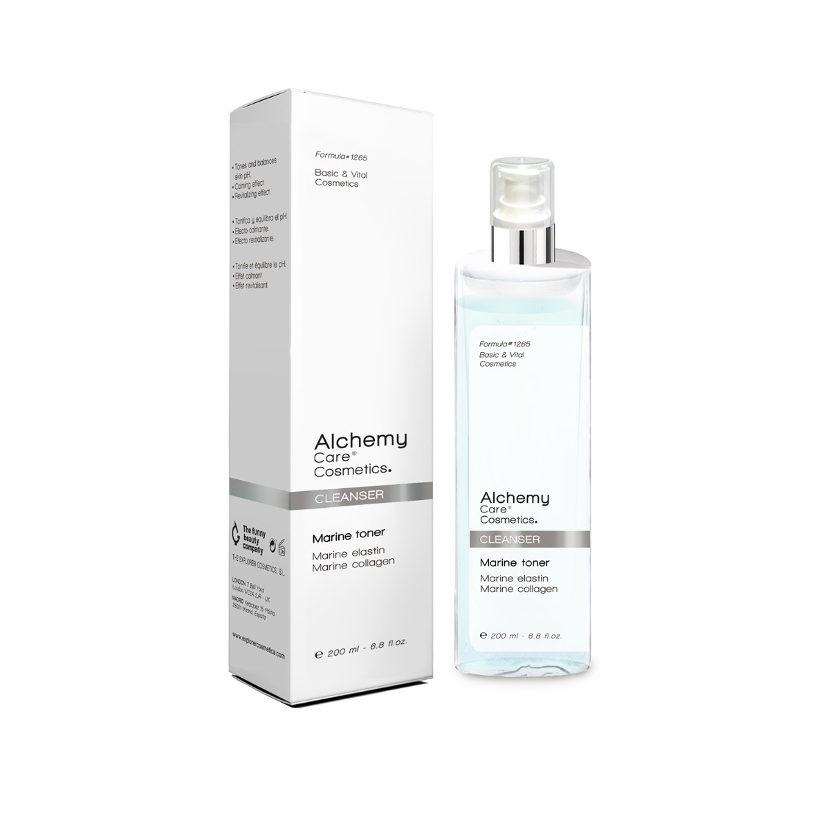Lotiune tonica Marine, 200ml, Alchemy