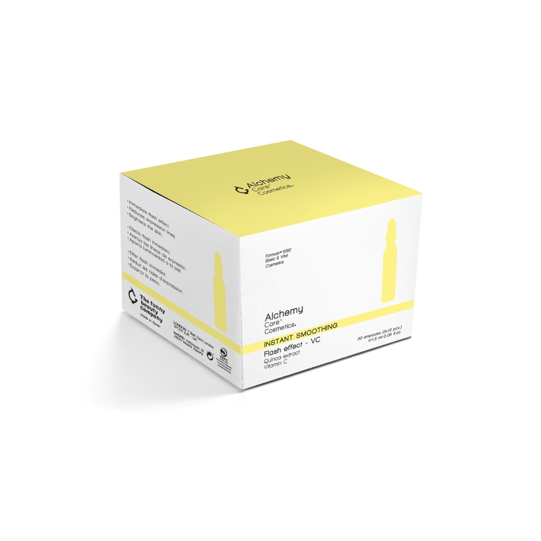 Fiole concentrate cu Vitamina C Flash Effect, 30 x 1.5ml, Alchemy