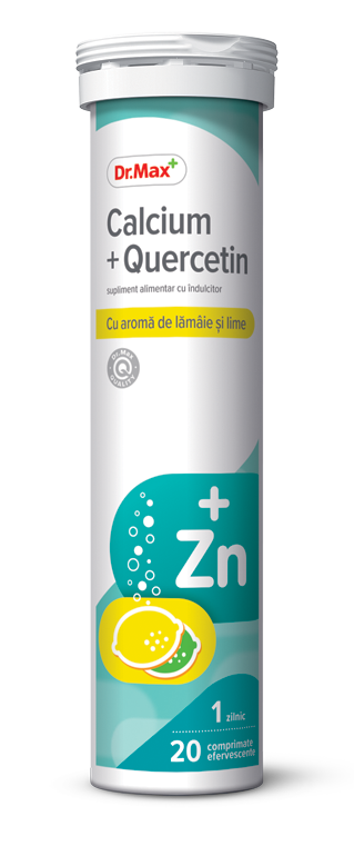 Dr. Max Calcium + Quercetin, 20 comprimate efervescente