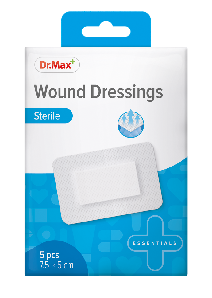 Dr. Max Plasturi sterili 7,5 x 5cm, 5 bucati
