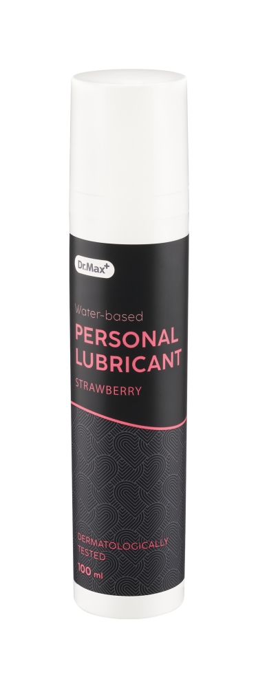 Dr.Max Lubrifiant pe baza de apa cu aroma de capsuni, 100ml
