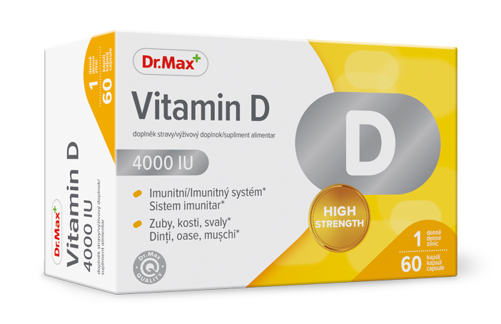 Dr. Max Vitamina D 4000UI, 60 capsule
