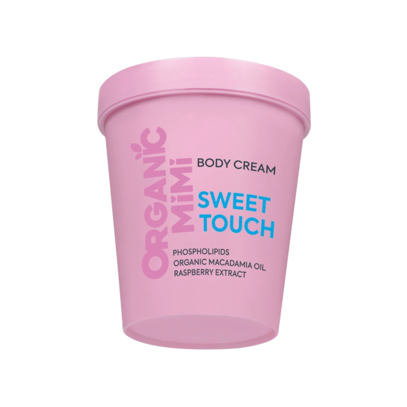 Crema de corp delicata Sweet Touch, 200ml, Organic Mimi