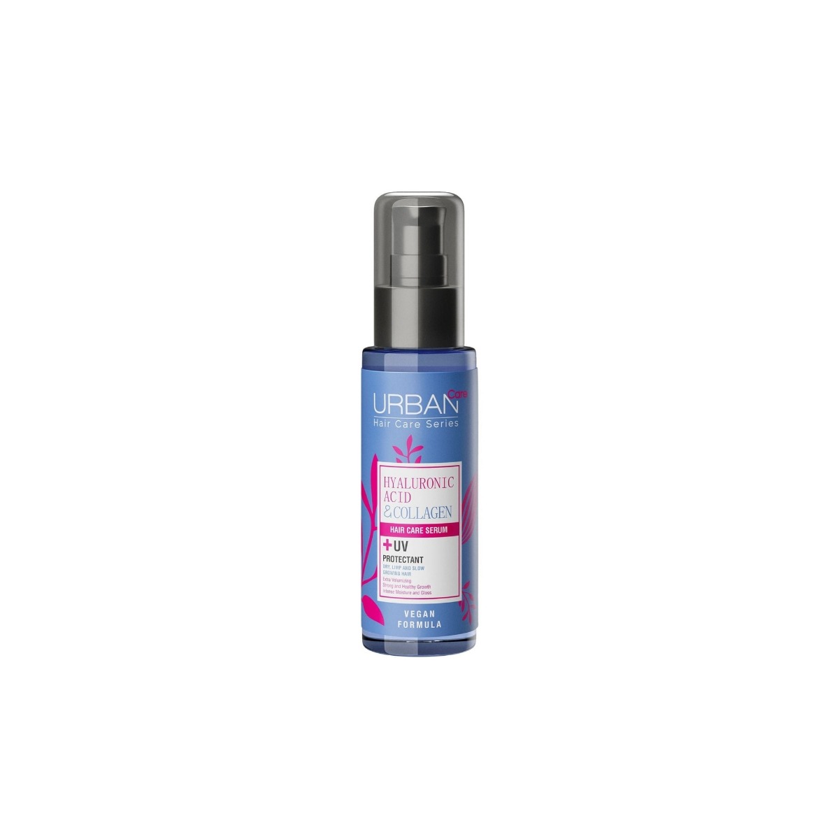 Ser pentru par cu Acid Hialuronic si Colagen, 75ml, Urban Care