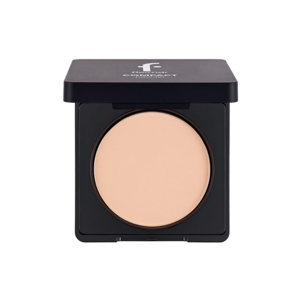 Pudra compacta 091 Medium Cream Rose, 11g, Flormar