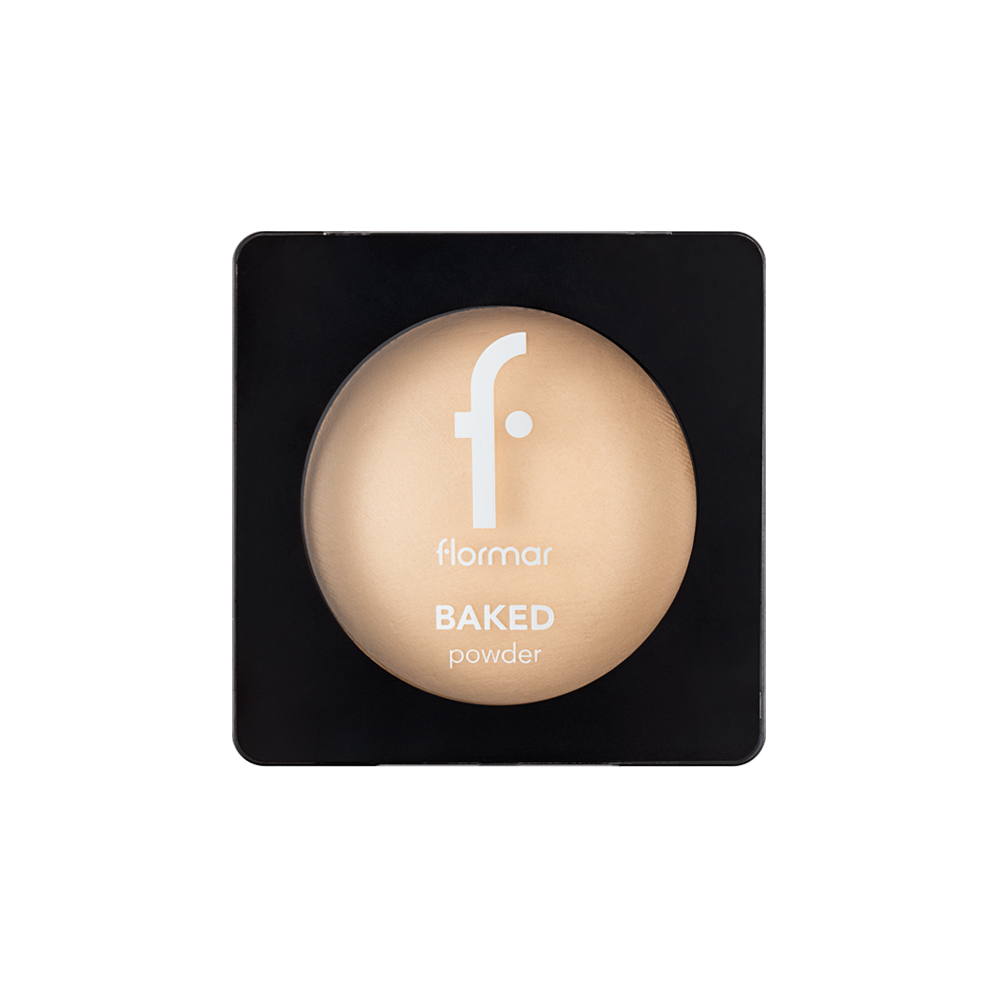 Pudra de fata Baked Powder 20 Soft Beige, 9g, Flormar