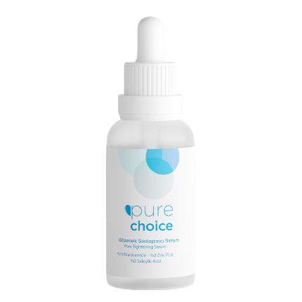 Ser ingrijire faciala pentru inchiderea porilor, 30ml, Pure Choice
