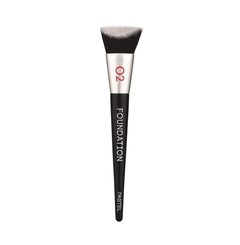 Pensula pentru aplicare fond de ten Profashion Foundation No. 2, 1 bucata, Pastel