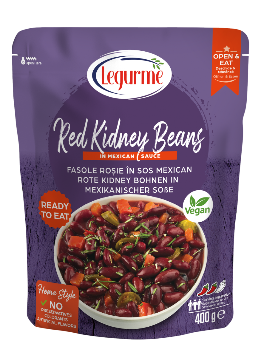 Fasole Rosie in Sos Mexican, 250g, Legurme