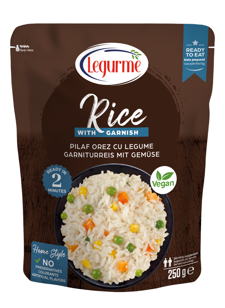 Pilaf orez cu legume, 250g, Legurme