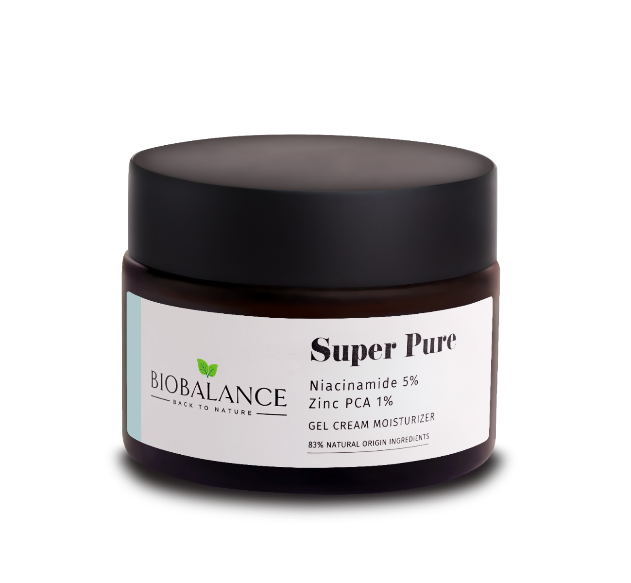 Gel crema hidratant cu niacinamide 5% + zinc PCA 1% Super Pure, 50ml, Bio Balance