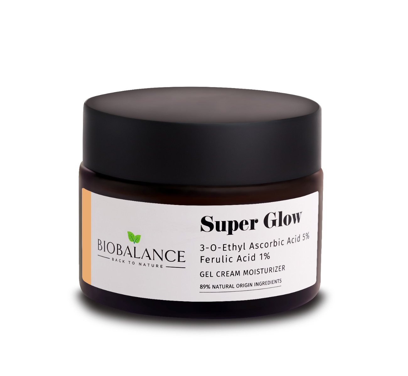 Crema gel hidratanta cu 3-O-Ethyl Acid Ascorbic 5% si Acid Ferulic 1% Super Glow, 50ml, Bio Balance