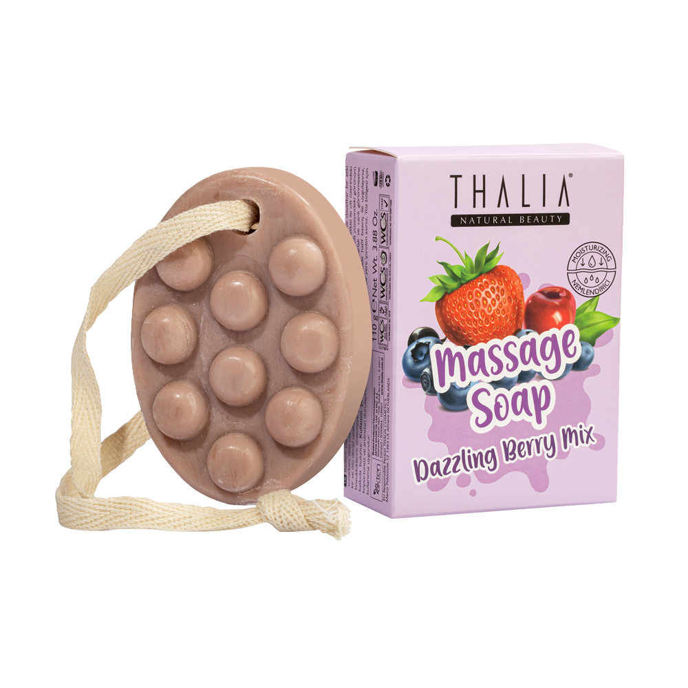 Sapun pentru masaj Dazzling Berry Mix, 110g, Thalia