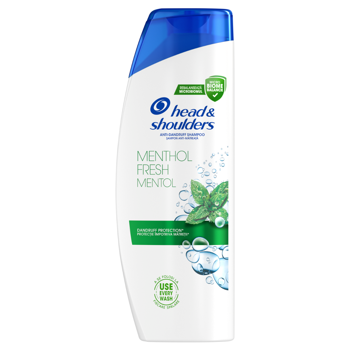 Sampon pentru orice tip de par anti-matreata Menthol Fresh, 625ml, Head & Shoulders