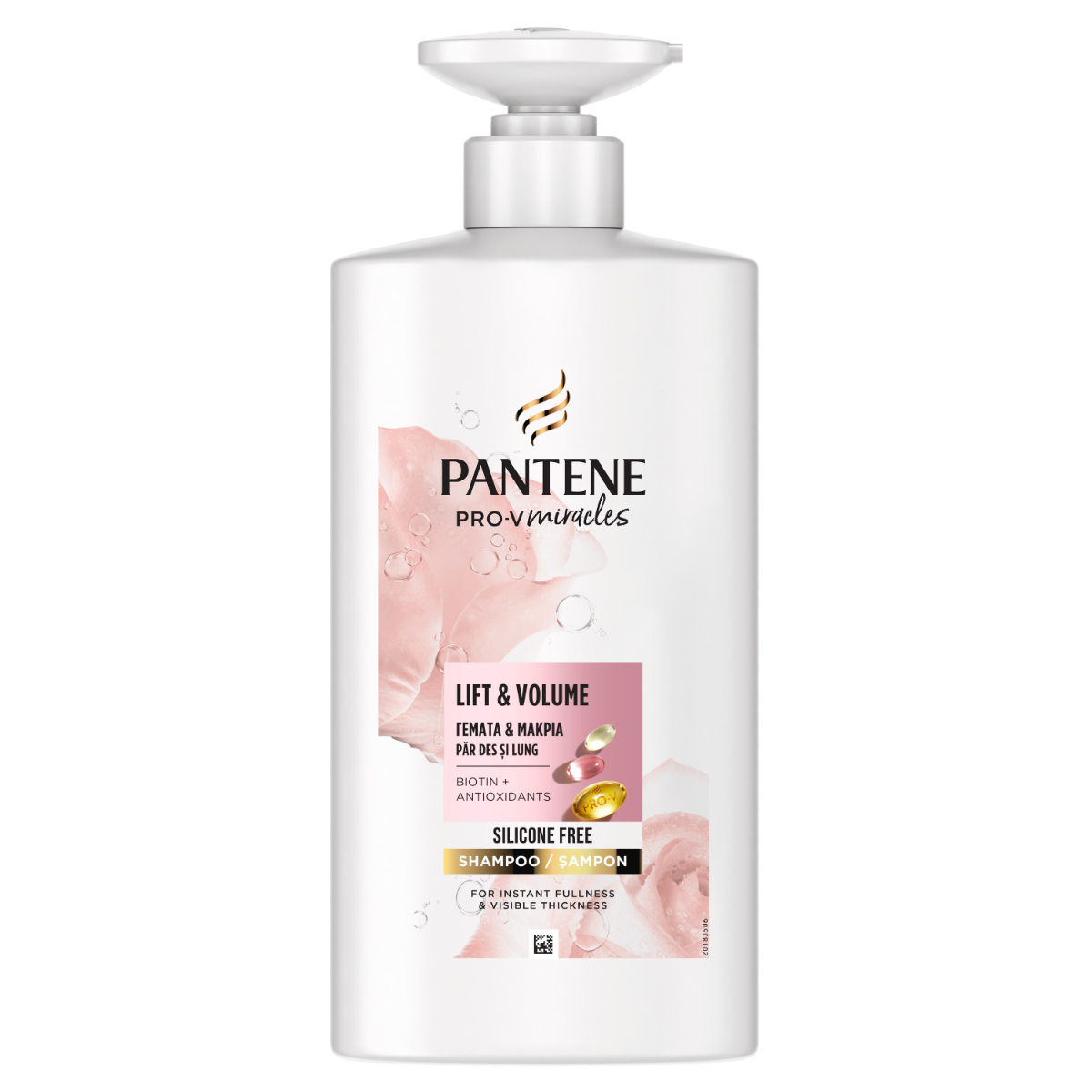 Sampon cu biotina Lift'N'Volume, 500ml, Pantene