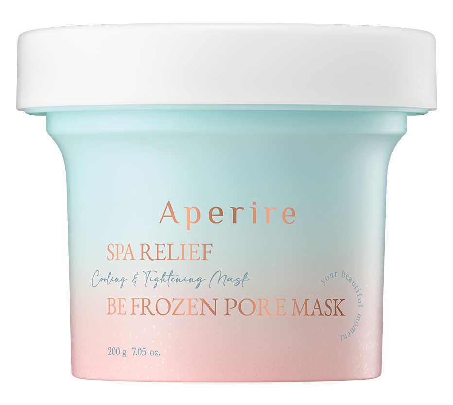 Masca de fata cu argila pentru calmare Spa Relief Be Frozen, 200g, Aperire