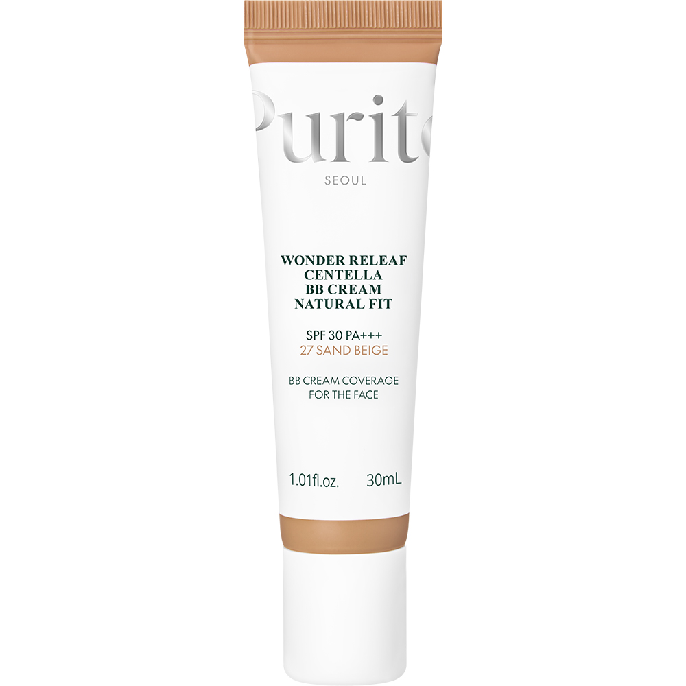 BB Cream cu SPF30 PA+++ Wonder Releaf Centella 27 Sand Beige, 30ml, Purito