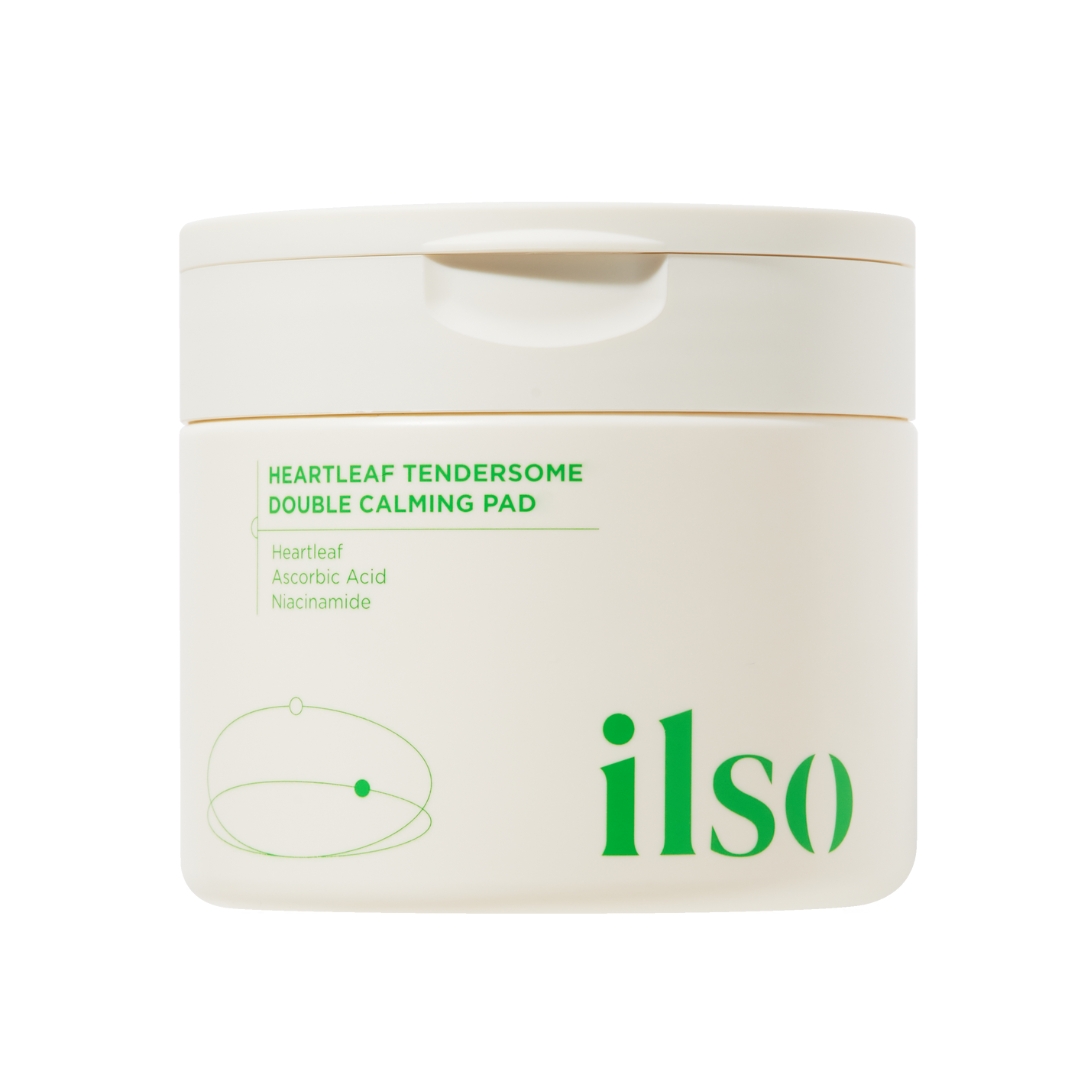 Dischete calmante si exfoliante Heartleaf Tendersome Double Calming, 60 bucati, Ilso