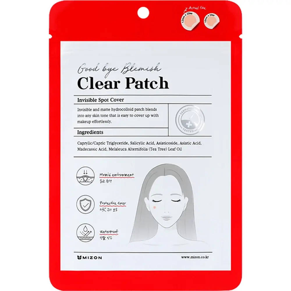 Plasturi hidrocoloidali antiacnee Good Bye Blemish, 44 bucati, Mizon