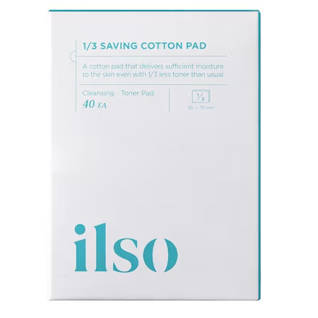 Dischete demachiante 1/3 Saving Cotton Pad, 40 bucati, Ilso