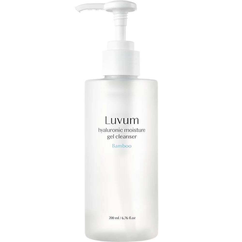 Cleaner Cleansing Gel Bamboo Hyaluronic Moisture, 200ml, Luvum