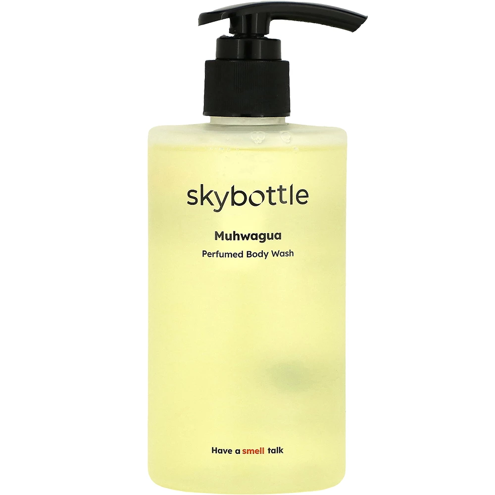 Gel de dus parfumat Muhwagua, 300ml, Skybottle