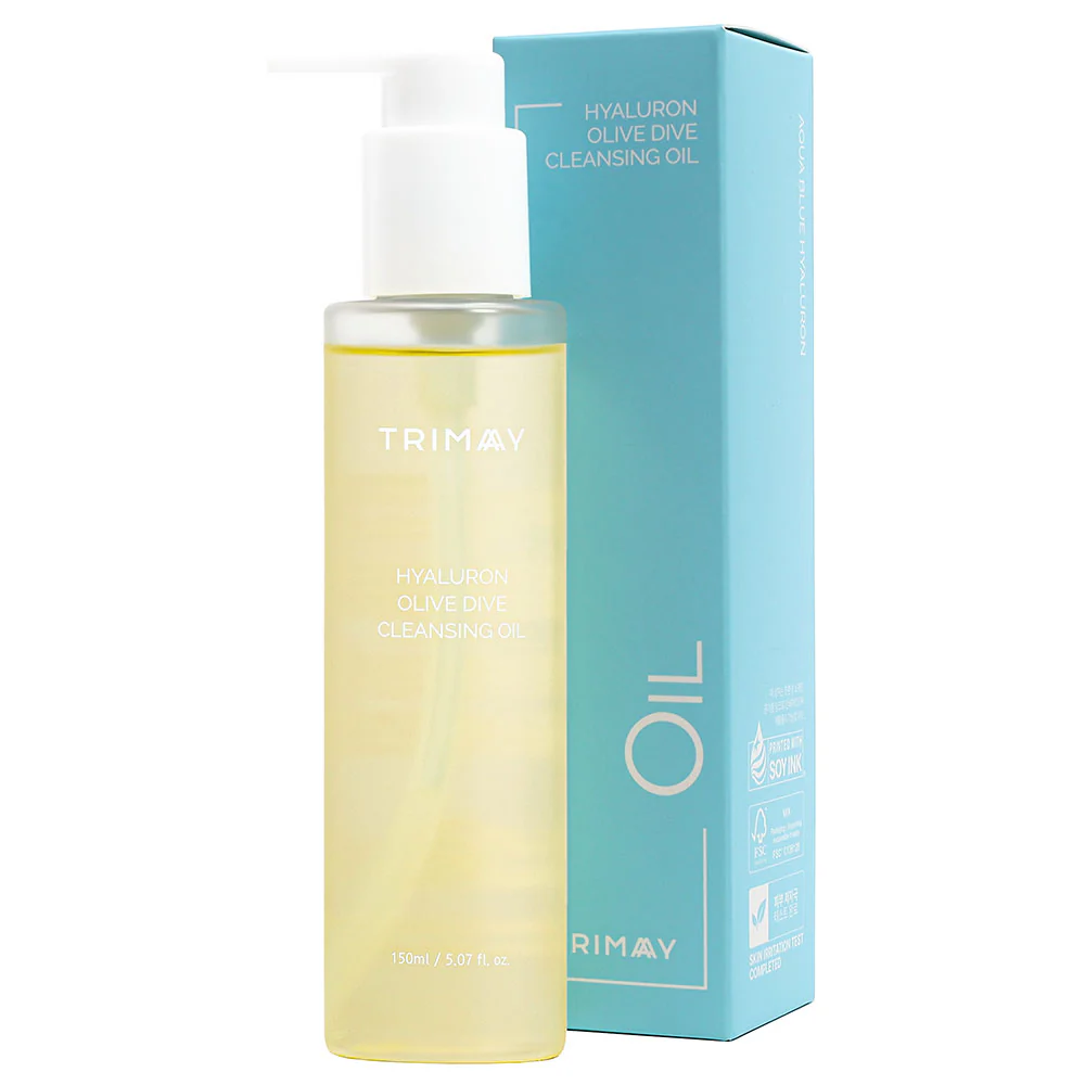 Ulei hidrofil pentru curatarea fetei Hyaluron Olive Dive, 150ml, Trimay