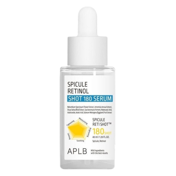 Ser facial cu Spicule Retinol Shot 180, 55ml, APLB