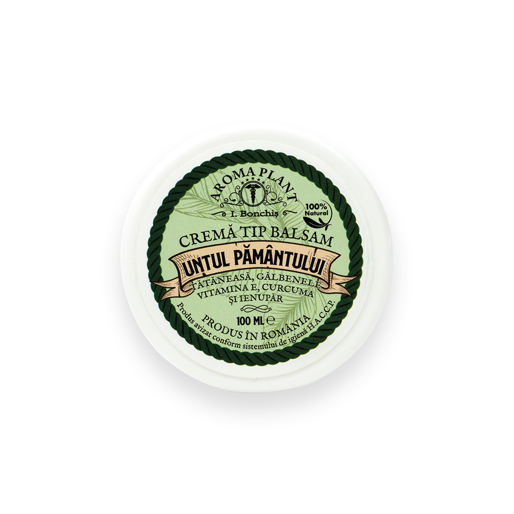 Crema cu untul pamantului, tataneasa si galbenele, 100g, Aroma Plant Bonchis